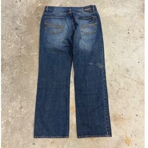 AXIST Mens Blue Denim Jeans Straight Leg‎ Size 36 x 32 Cotton